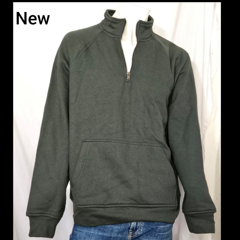 NWOT-Flint and Tinder10-Year Quarter Zip Sweatshirt
